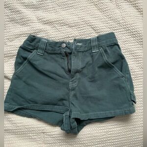 Pacsun Green Carpenter Shorts